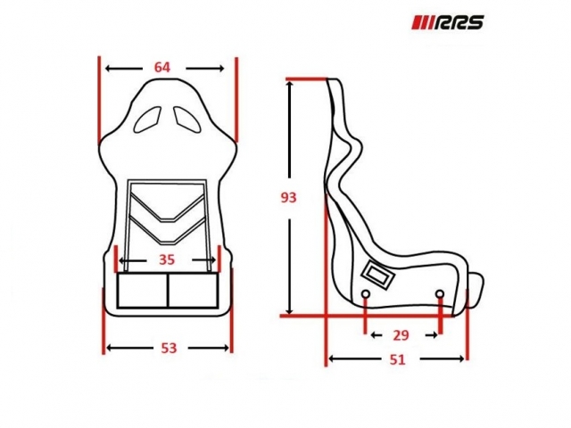 Baquet Fixa RRS EVO FIA 2025