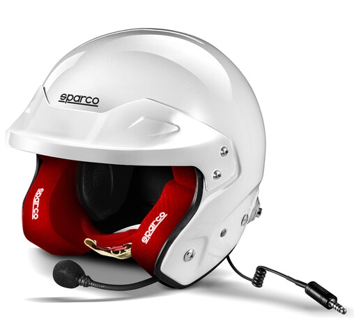 Capacete Sparco RJ-i FIA + intercomunicador