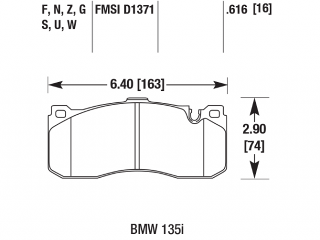 Pastilhas Competi Hawk HPS 5.0 BMW 135i