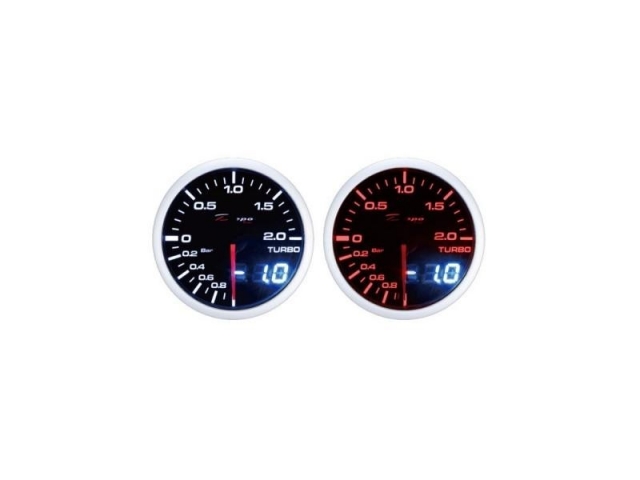 Manômetro Pressão Turbo Digital+Analogico 2bar - Depo Racing