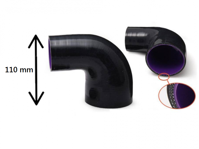 Redução 90º Silicone 51-70mm