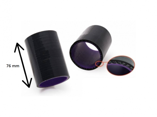 União Recta Silicone 76mm