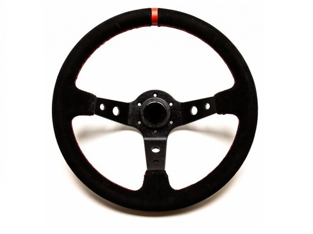 Volante Desportivo Camurça  (350mm / 90mm)