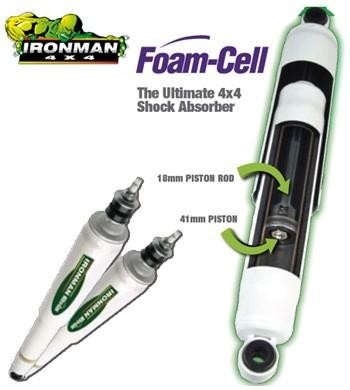 Amortecedores IRONMAN 4x4 Foam Cell Nissan Patrol Y60 / GQ 1988-1998 SWB