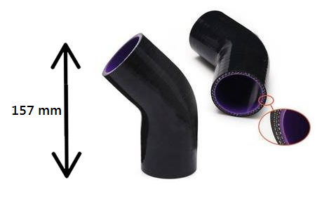 União 45º Silicone 51mm