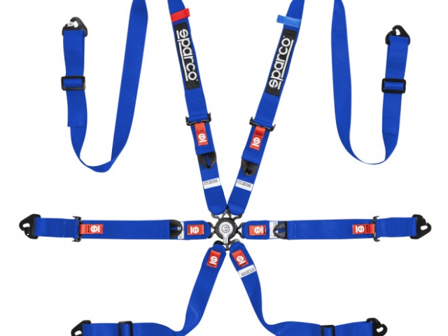 Cinto Segurança Sparco Competition H-2 6 Pontos 2" harness FIA 2030