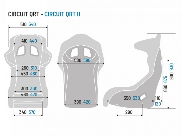 Baquet Sparco Circuit II QRT FIA 2025