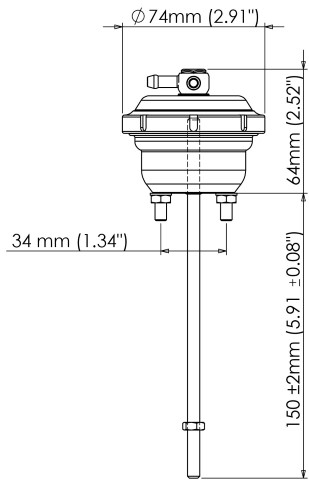 Actuador Interno Wastegate Turbosmart