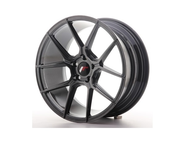 Japan Racing JR30 18x8,5/9,5 Hyper Black/Prata