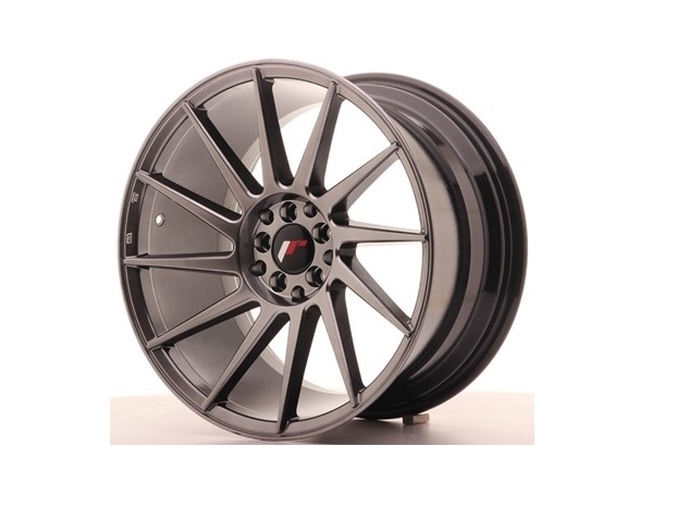 Japan Racing JR22 17x8J 5x100/5x114 ET35 Hyper Black/Preto/Prata