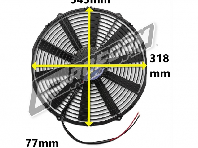Ventoinha Elétrica Proform Brushless 3560m³/h Ultra-Performance 12" (318mm)