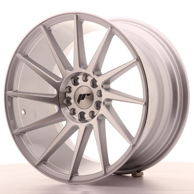 Japan Racing JR22 18x7,5/8,5/9,5 Hyper Black/Preto/Prata