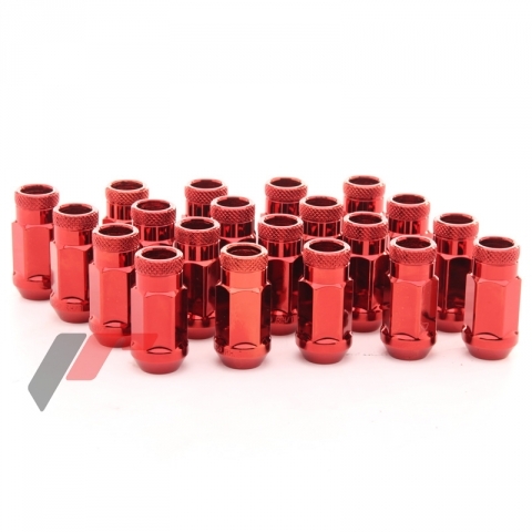 Fêmeas Aço Japan Racing M12x1,25 Vermelhas