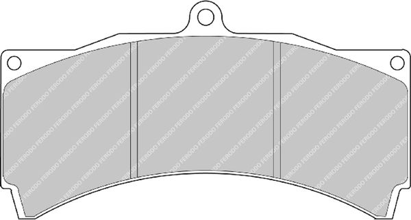 Pastilhas Ferodo DS2500 Racing (pinças AP Racing, D2 Racing, K-Sport)