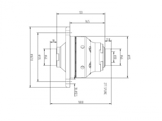 Autoblocante Blackline BMW 188k (torsen)