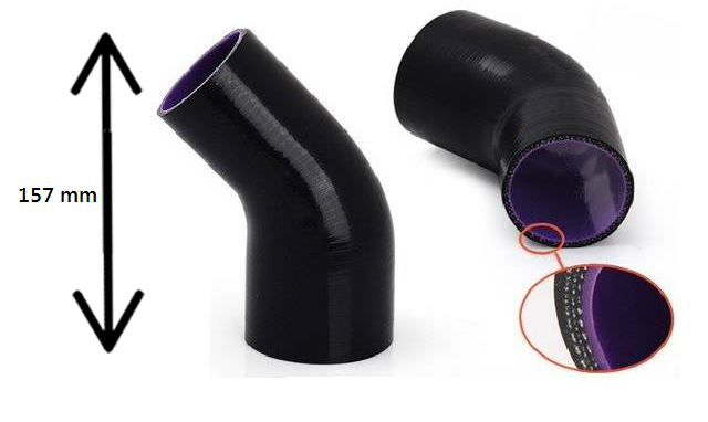 Redução 45º Silicone 57-63mm