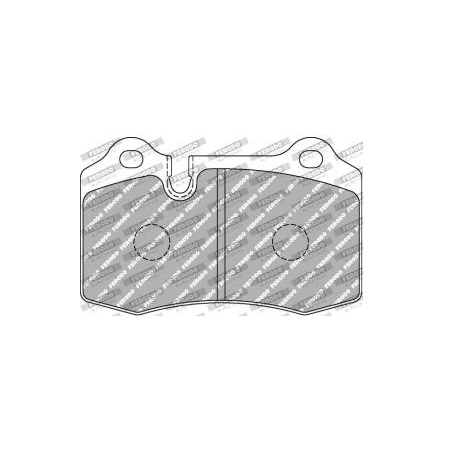 Pastilhas Ferodo Racing DS2500 Peugeot 406 Coupe (283mm)