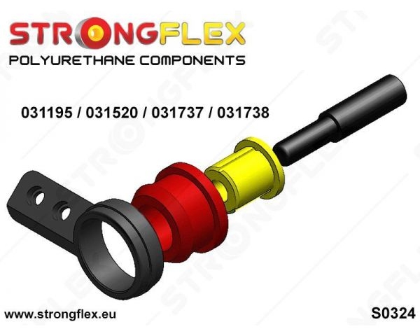 Casquilho Strongflex Excêntrico Antebraço Frente BMW E30 E46