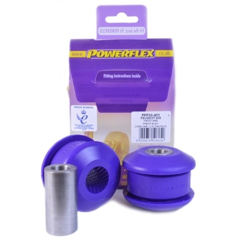 Casquilhos Braço Esquerdo Powerflex Peugeot 206