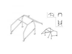 Rollbar Sparco Nissan 240 SX S13 1989/94