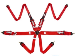 Cinto RRS R6 HANS 2023 FIA Vermelho