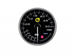 Manómetro Pressão Turbo 3Bar - AUTOGAUGE c/pico (60mm)