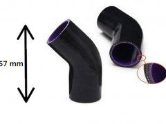 União 45º Silicone 76mm