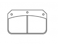 Pastilhas travão Pinças Willwood (7112) Ferodo DS2500