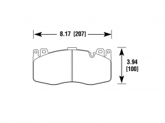 Pastilhas Travão Hawk - HPS 5.0 BMW F10 M5 Frente
