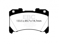 EBC RP-1 (FRENTE) Toyota Yaris GR XP210