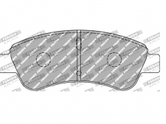 Pastilhas Ferodo Racing DS2500 Saxo / 106 GTI (bomba Bosch 266mm )