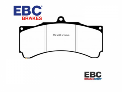 Pastilhas travão EBC Yellowstuff DP4032R Pinças D2 Racing