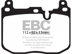 Pastilhas EBC RP-X (frente) BMW 335d Xdrive F30/F3 Serie 1 ,2 3, 4, 5 e 6