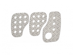 Kit 3 Pedais OMP Aluminio
