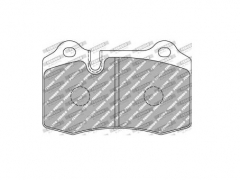 Pastilhas Ferodo Racing DS2500 Peugeot 406 Coupe (283mm)