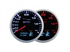 Manômetro Pressão Turbo+Oleo+Temp. 4em1 - Depo Racing