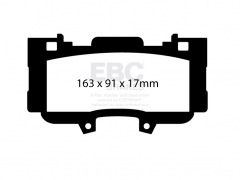 EBC RP-X Racing Brake Pads (FRENTE) Ford Mustang 2.3 Ecoboost S550