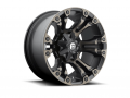 Fuel D569 Vapor 17x9" 6x139.7 ET20, Flat Black Double Dark Tint