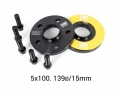 Kit Espaçadores OMP 15mm 5x100 M14x1.5 56,1mm