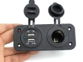 Adaptador Carregador Isqueiro 12V / 24V USB