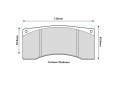 Pastilhas FERODO RACING DS2500 ALCON SUBARU