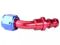 Fitting, Hose End 45° AN6