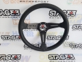 Volante Stage3 Motorsport Pele/Couro (350mm / 80mm)