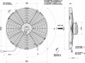 Ventoinha Spal Soprador – 385mm 3020.0 m3/h