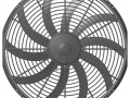 Ventoinha Spal Sucção – 385mm 3437 m³/h - VA18-AP71/LL-59A
