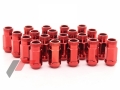 Fêmeas Aço Japan Racing M12x1,25 Vermelhas