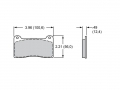 Pastilhas Wilwood (4 Pistons) BP10 (4812) Dynapro