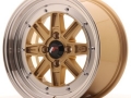 Japan Racing JR31 15x7,5J Preto/Dourado