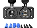 Adaptador Carregador Isqueiro 12V / 24V USB