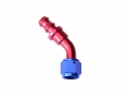 Fitting, Hose End 45° AN6